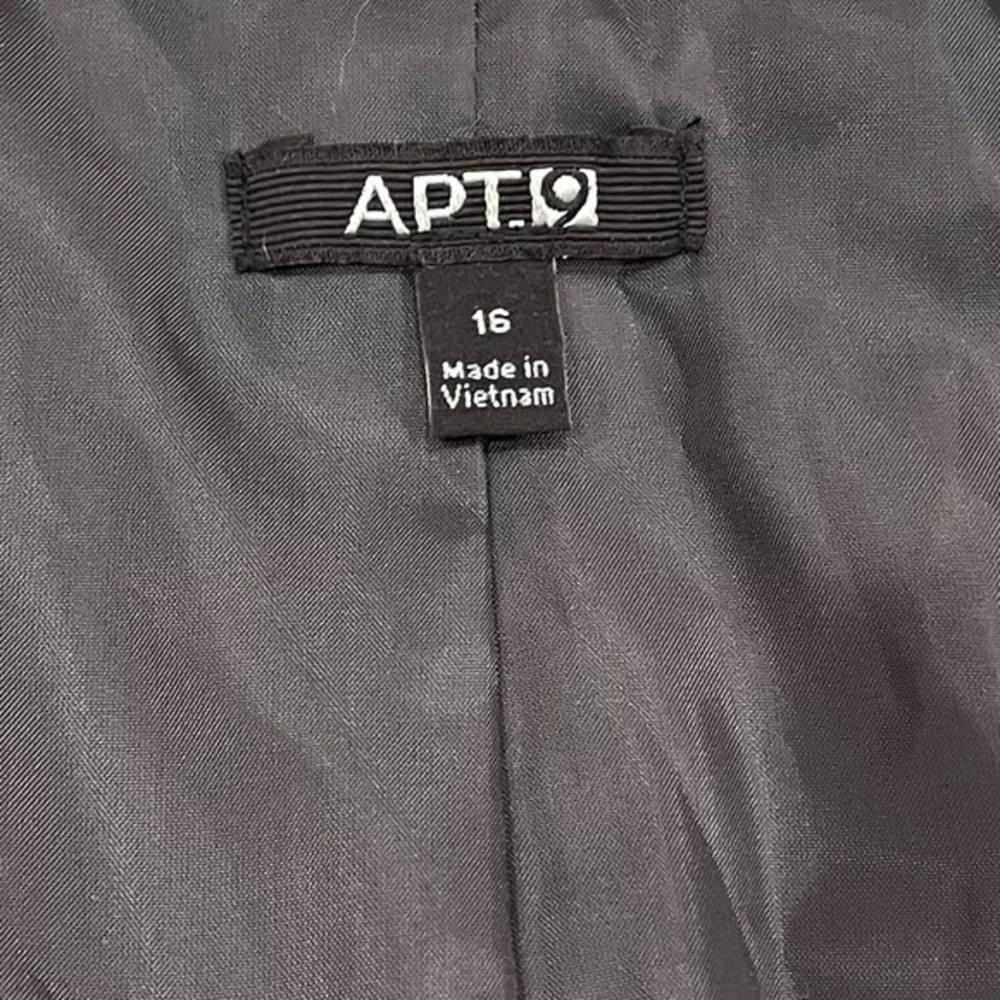 Apt. 9 Women's Charcoal Grey Blazer 16 - Picture 3 of 9